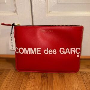 Authentic Comme des Garçons Red Clutch